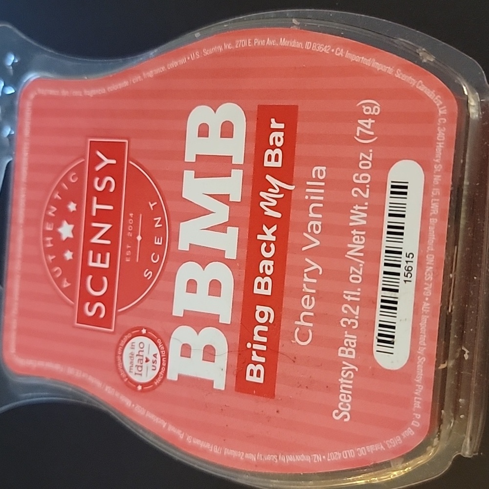 Scentsy Cherry Vanilla Bar